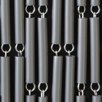 Sun-arts kant en klaar vliegengordijn 90 x 210 Verspringend zilver model 013