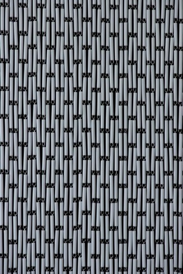 Sunarts kant en klaar vliegengordijn 90 x 210 Verspringend wit model 018