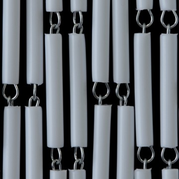 Sunarts kant en klaar vliegengordijn 90 x 210 Verspringend wit model 018