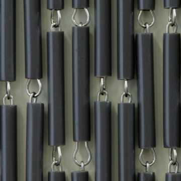 Sunarts kant en klaar vliegengordijn 90 x 210 Verspringend antraciet model 038