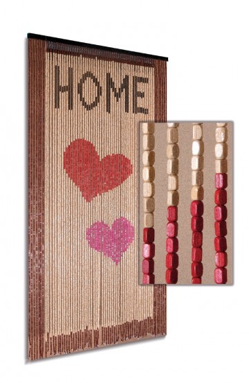 Houten kralen home 90 x 220 cm