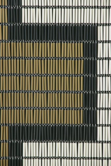 Sunarts kant en klaar vliegengordijn 90 x 210 Rits crème/goud/zwart model 066