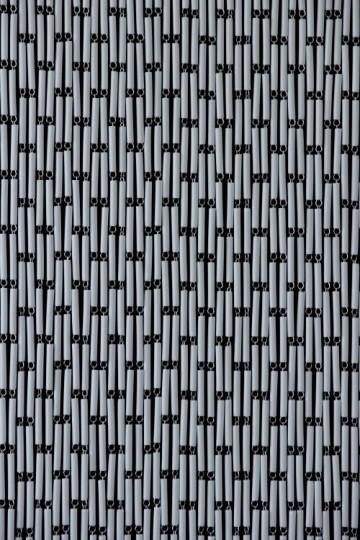 Sunarts kant en klaar vliegengordijn 100 x 232 Verspringend wit model 019