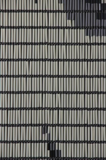 Sunarts kant en klaar vliegengordijn 100 x 232 Zwaluwen crème / zwart / zilver model 101