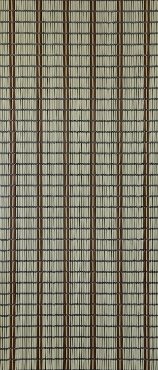 Sunarts kant en klaar vliegengordijn 100 x 232 Banen crème / bruin / lichtgeel model 405