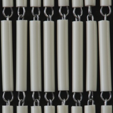 Sunarts kant en klaar vliegengordijn 100 x 232 Zwaluwen crème / zwart / zilver model 101