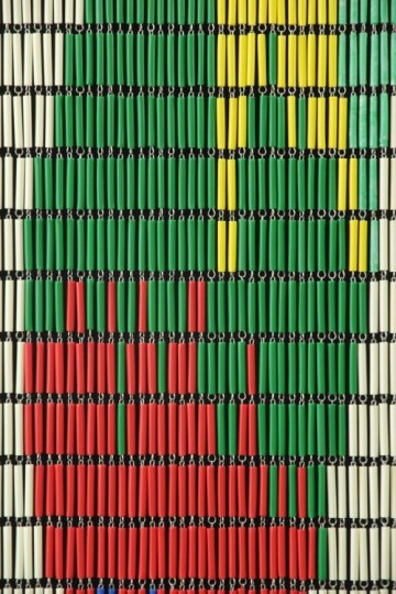 Sunarts kant en klaar vliegengordijn 90 x 210 Papegaai model 105