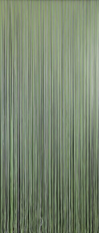 Sunarts model 594 Palermo transparant limegroen afm 100x232 cm