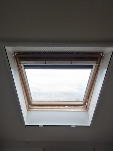 Rolhor in Velux dakraam