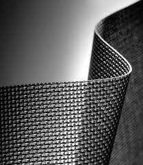 Zwart horrengaas 200 cm breed