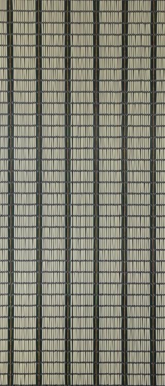 Sunarts kant en klaar vliegengordijn 90 x 210 Banen crème / donkergroen / tropical model 402