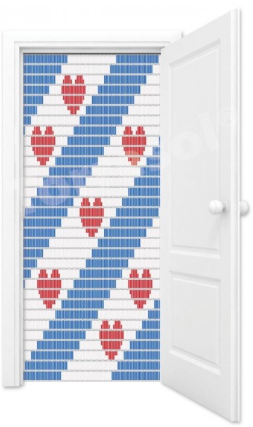 Vliegengordijn Friese Vlag