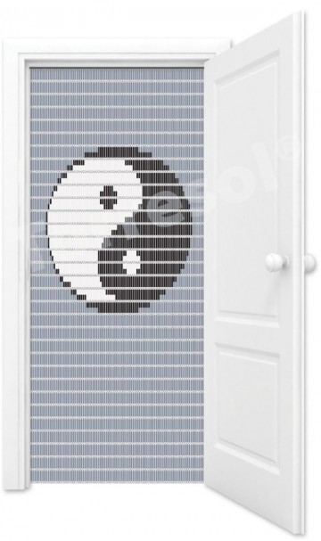 Vliegengordijn Yin Yang