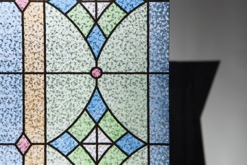 Statische raamfolie Abbey 45 x 150 cm