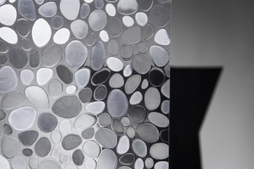 Statische raamfolie Stones 90 x 150 cm