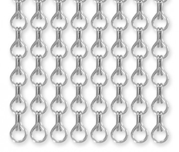 Aluminium Zilver 90 x 210 cm