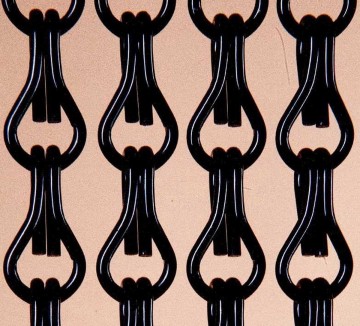 Degor aluminium gordijn zwart 100 x 230 cm