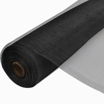 Aluminium gaas zwart 100 cm breed / 30 meter rol