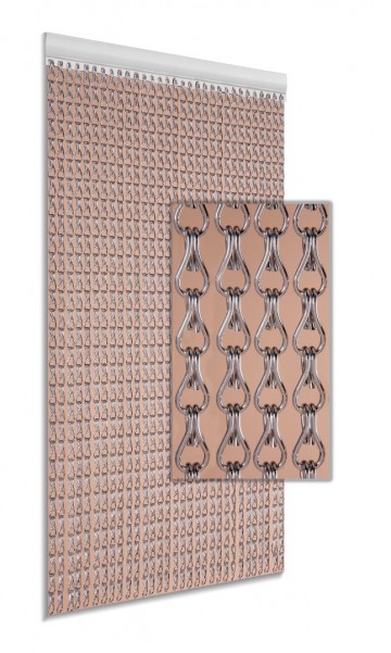 Aluminium Vliegengordijn Degor zilver 90 x 210 cm