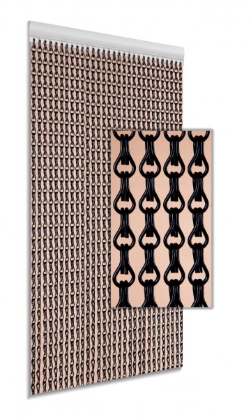 Aluminium Degor Vliegengordijn zwart
