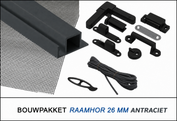 Bouwpakket voorzethor antraciet