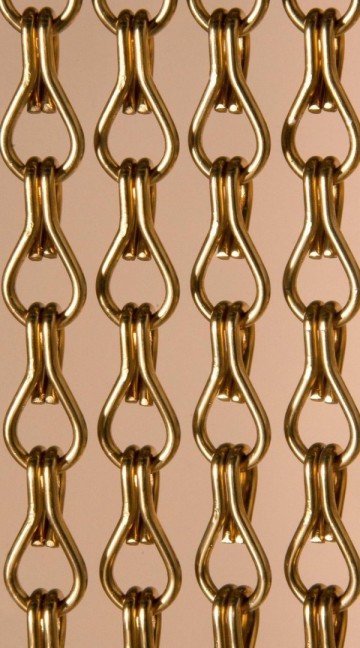 Aluminium vliegengordijn Brons 100 x 230 cm