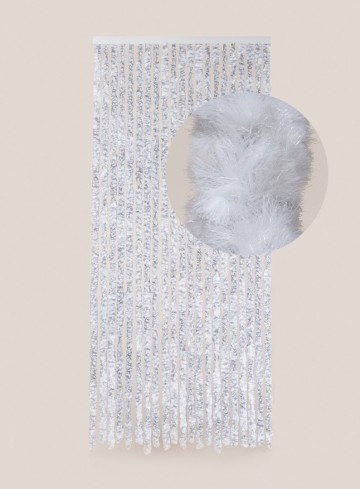 Kattenstaart Caravan Grijs - Wit 60 x 190