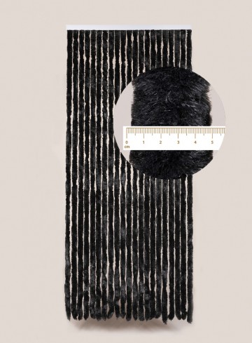 Degor Kattenstaart Zwart 100 x 230 cm