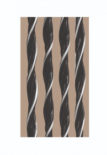 Demi zwart wit detail 100 x 230