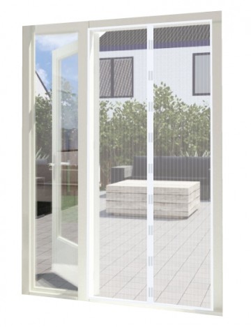 Wit magneetgordijn 100 x 235 cm