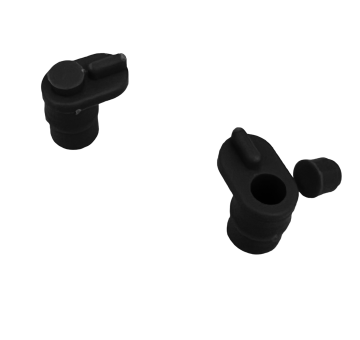 Hoge zwarte stelnok met afdekkapje