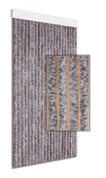 Kattenstaart grijs wit gemeleerd