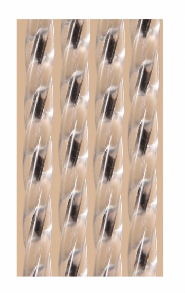 Milan Zwart 90 x 210 cm