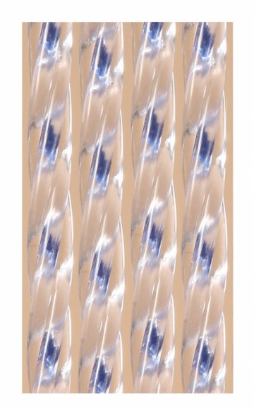 Milan Blauw 90 x 210 cm