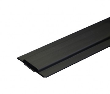 Onderrail plissédeur grijs