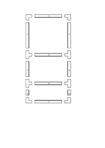 Opbouwtekening hordeuren