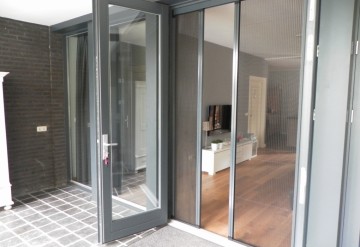 Plisse hordeur dubbele deur