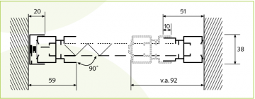 Plisse technisch afmetingen