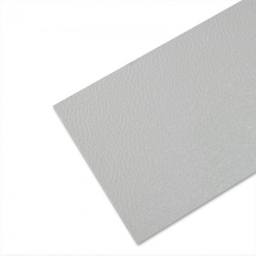 Aluminium schopplaat wit 100 x 24 cm