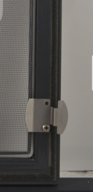 Rvs draaiklem gemonteerd