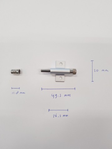 Veerstift technische tekening