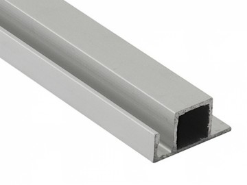 Voorzethor 26 mm grijs geanodiseerd