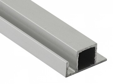 Voorzethor 26 mm grijs geanodiseerd