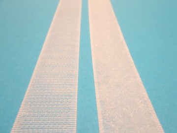 Wit klittenband 20 mm