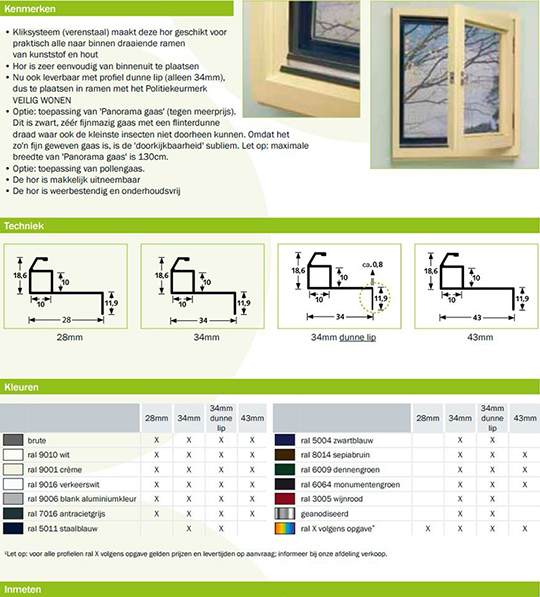 Softline 150 cm Inzethor 28 mm profiel